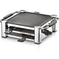Rommelsbacher RCC 1000 Fashion - Raclette/grill - 1 kW - krom