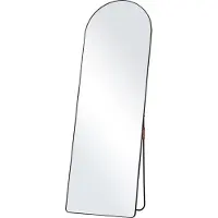 Vevor Buet helfigursspeil, 65" x 22", stort frittstående, hengende veggmontert gulvspeil med stativ, aluminiumsramme, helfigurs sminkespeil for stue/soverom, svart