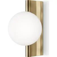 Maytoni vegglampe Avant-garde messing glass/metall høyde 30 cm