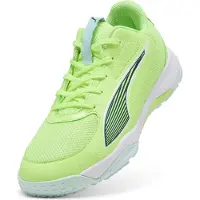 Puma Accelerate 4 Handball Shoes Youth, Shoes, Fizzy Light/Green Terrain/White, 35