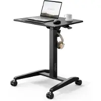 Sense7 mobil skrivebord Svart 70 cm x 52 cm svart