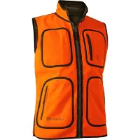Deerhunter Gamekeeper Reversible Fleece Vest Men Safety Orange 2XL