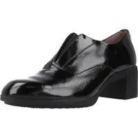 Wonders for woman. H-6704_2024_5792 Reghost 04 Black Leather Shoes (36), 3 to 5 cm, None, Casual, Classic, Patent Leather