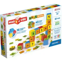 Geomag MagiCube Math Building Recycled Clips, 3 år