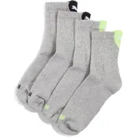 Puma Heart Crew Socks Women (2-pack), Women, Grey Combo, 35-38