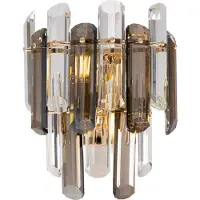 Maytoni Flare vegglampe med krystalldekorasjon