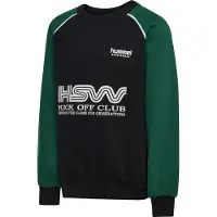 Hummel Collegegenser - Oversized - Dark Green - - 5-6 år (110-116) - Collegegenser