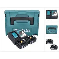 Makita PowerPack LXT - Batterilader + batteri 2 x - Li-Ion - 5 Ah - 90 Wh - for DHP482ZJ