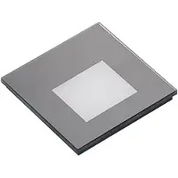 Arcchio LED-innbyggingslampe Vexi, 7,8 cm x 7,8 cm, svart, CCT