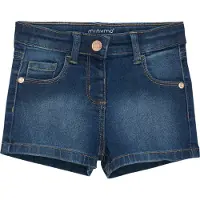 Minymo Shorts - Strekk - Denim - - 7 år (122) - Shorts