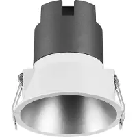 Osram LED innfelt spot TWIST, hvit/sølv, 840 Ø 9,3 cm metall