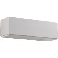 LINDBY Lidby vegglampe Benno, 29 cm, gips, hvit, kantet, G9