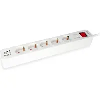 Equip 245554 5 Plugger Skjøteledning 1.5 M
