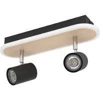 Eglo RIMBOCCHI spotskinne L340 12 W 1500 lm tre/svart