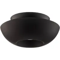LUCANDE taklampe Kellina, Ø 48 cm, svart, metall