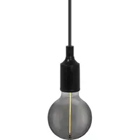 Osram hengelampe VINTAGE 1906 BELL svart plast Ø 9 cm