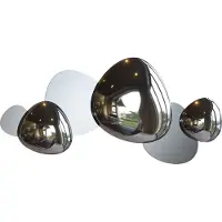 Maytoni Jack-stone LED-vegglampe, 79 cm, nikkel