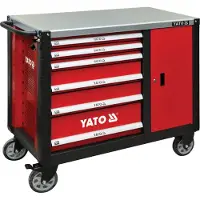 YATO YT-09002, Stål, Rød, 6 skuffer, 1 skuffer, 600 kg, 25 kg