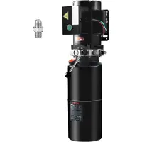 Vevor Hydraulikkpumpe 10 Quart Enkeltvirkende Dump Trailer Pump Power Unit AC 220V