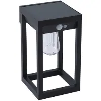 LINDBY Smart LED-solcellelampe for veggmontering Enea, sensor, CCT, RGB, Tuya