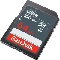 SanDisk Ultra Lite Sdxc 64gb 100mb/s Minnekort