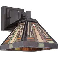 QUOIZEL Vegglampe Stephen i Tiffany-stil