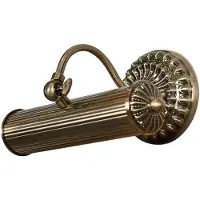 LINDBY bildevegglampe Joely, 25 cm, messing, metall, E14
