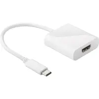 Goobay USB 3.1 C - HDMI - White - 0.2m