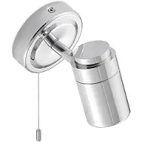 LINDBY Remilan vegglampe, krom