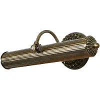 LINDBY bildevegglampe Joely, 37 cm, messing, metall, E14