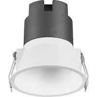 Osram LED innfelt spot TWIST, hvit/hvit, 830, Ø 9,3 cm, metall