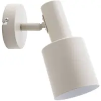 LINDBY veggspot Ovelia, beige, metall, E27