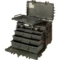 Bahco Stiv Koffert Med Hjul Med Teleskophåndtak Og 4 Skuffer Av 150 L 600 Mmx400 Mmx470 Mm