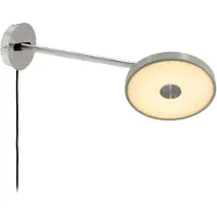 UMAGE LED-vegglampe Asteria Long, olivengrønn, stål, stikkontakt