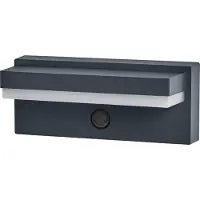 Osram vegglampe ENDURA STYLE ROBUST, grå, sensor IP54 USB