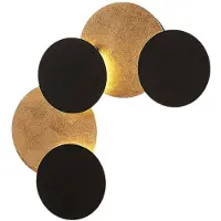 LINDBY LED-vegglampe Grazyna, 52 cm, 5 lyskilder, justerbar