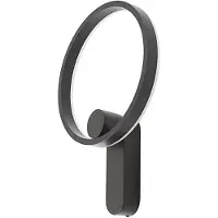 LUCANDE LED-vegglampe Yekta, indirekte, svart, dimbar