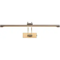 LUCANDE LED-bildelampe Dimitrij, nikkel, metall, 54 cm
