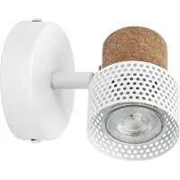 Osram veggspot CORK, hvit, 10 cm høy, dimbar, GU10