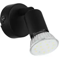 Eglo BUZZ LED-spot i sort