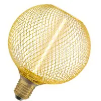 Osram Decor LED Straw Filament Globe E27 3,5W gull 1,800K