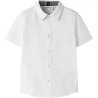 Name It Kids Skjorte - Noos - NkmNewsa - Bright White - - 11-12 år (146-152) - Skjorte K/E
