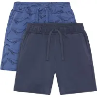 Minymo Shorts - 2-pack - Nederlandsk Blue - - 9 år (134) - Shorts