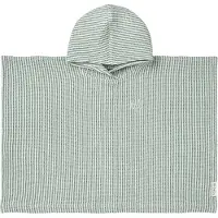 Liewood Badeponcho - Paco - Peppermynte/Creme De La Creme - - 7-8 år (122-128) - Babyhåndkle