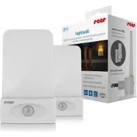 Reer Nattlys m. Bevegelsessensor - 2-pack - - OneSize - Nattlampe