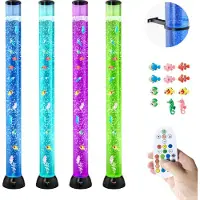 Vevor boblerørlampe 16 farger 120 cm sensorisk akvarielampe for lindring og beroligelse