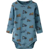 Name it Body I/e - NbmFinnian - Spring Innsjø/Maskiner - - 74 - Langermet Body