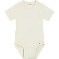 Minymo Body k/e - Rib - Bomull/Modal - Vanilla Ice - - 1½ år (86) - Kortermet body