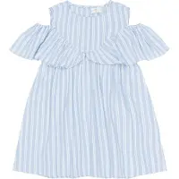 The New Kjole - TnShirley - For alltid Blue Striped - - 9-10 år (134-140) - Kjole
