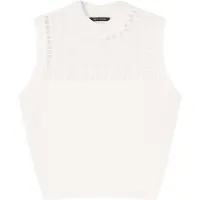 Armani Exchange for woman. XW001906AF21574U1003 Fine Knit Top white (L), Casual, Cotton